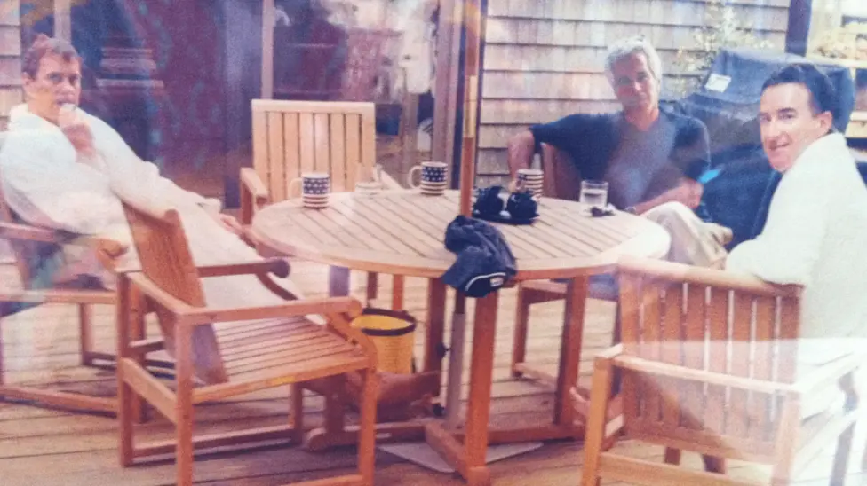 DOJ Files Reveal First Photo of Prince Andrew and Mandelson With Epstein US DEPARTMENT OF JUSTICE