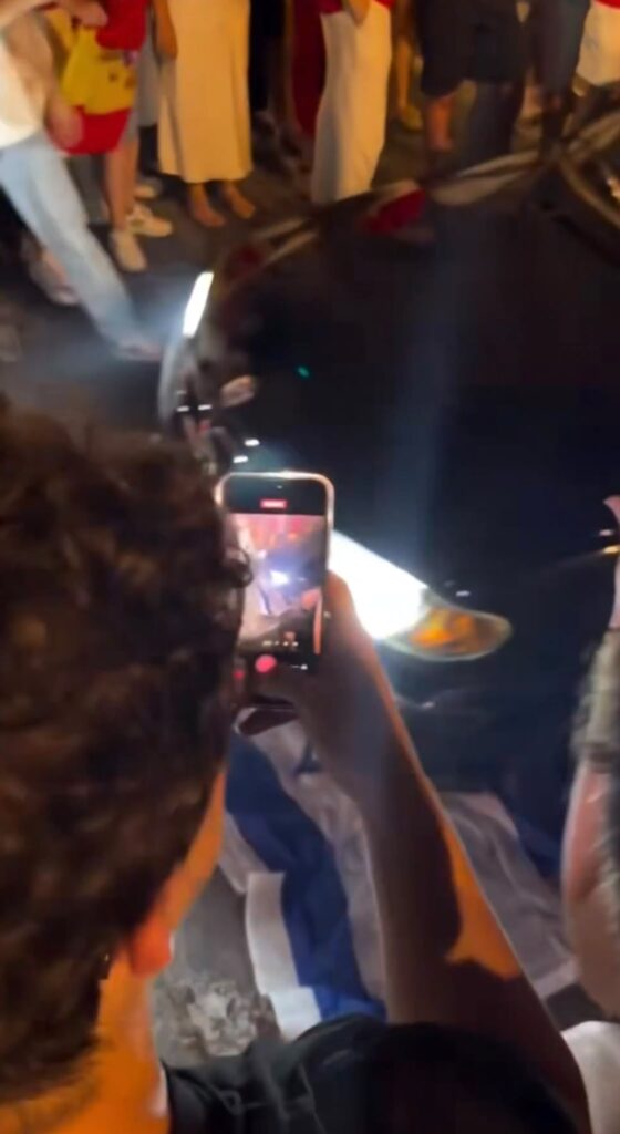 Viral Video Appears to Show Spanish Fans Stepping on Israeli Flag After World Cup Victory x.com