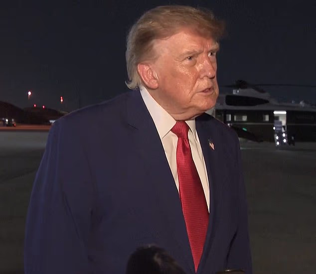 Trump describing airplane change observing Iranian threats in opposition to Air Pressure One