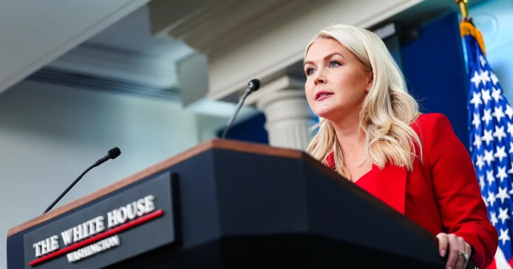 Karoline Leavitt exiting as White Home media minister