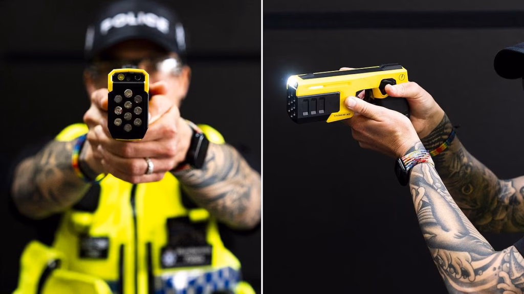 Scots police to be armed with innovative 'tremendous Tasers' as violent crime soars