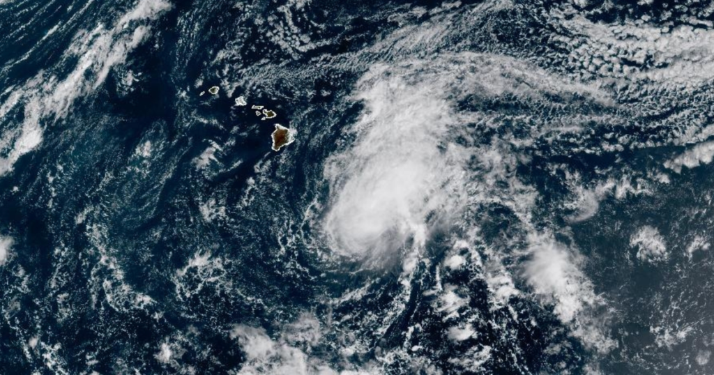 Moke weakens to tropical melancholy as Hawaii braces for rain