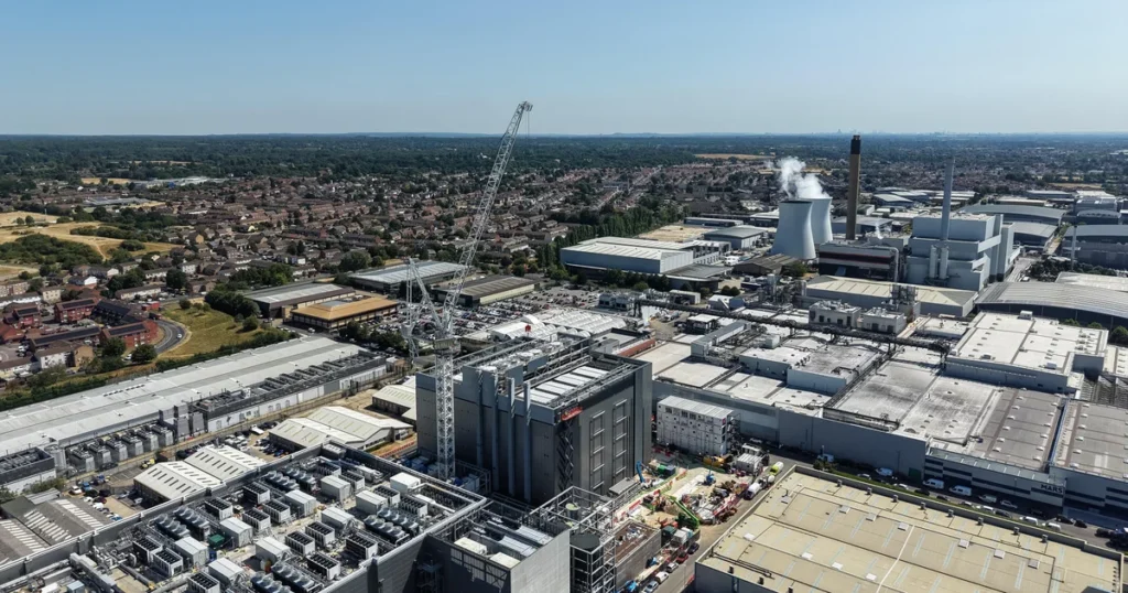 An enormous information focus hub is plausible heating up a city outdoors London