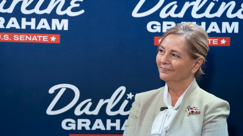 Lindsay Graham's sister Darline WINS South Carolina Principal after flub at gaffe-stricken discuss