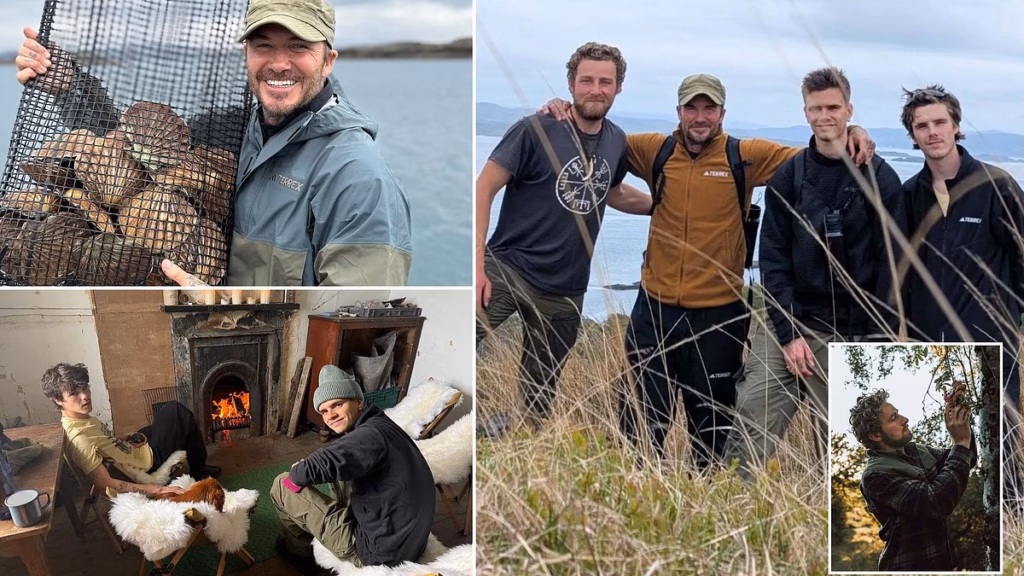 David Beckham praises Scots wilderness professional from birthday journey Brooklyn losed