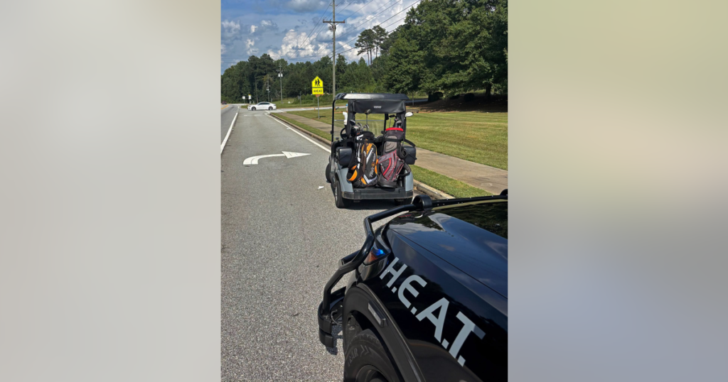 Man arrested over suspected impaired driving on golf buggy