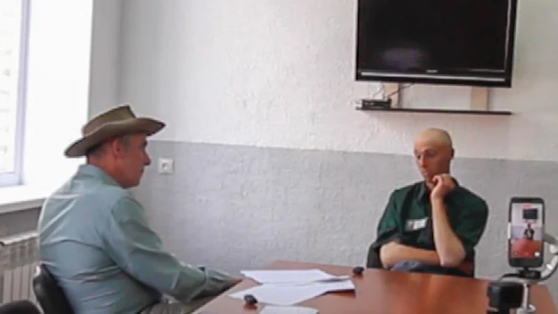 Oscar Jenkins speaks publicly from Russian prison for first time