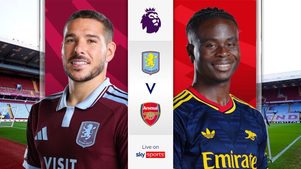 Aston Villa v Arsenal: Live team news updates