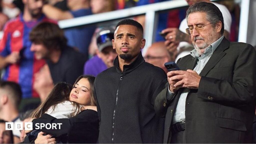 Barcelona sign Arsenal forward Gabriel Jesus