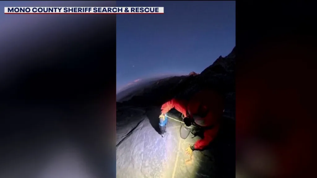 Oakland climber saved after being stranded at 11,000ft