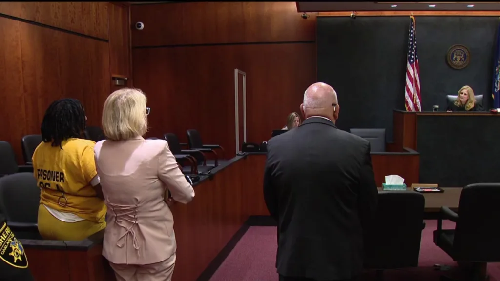 Pontiac mother handed sentence in child abuse case