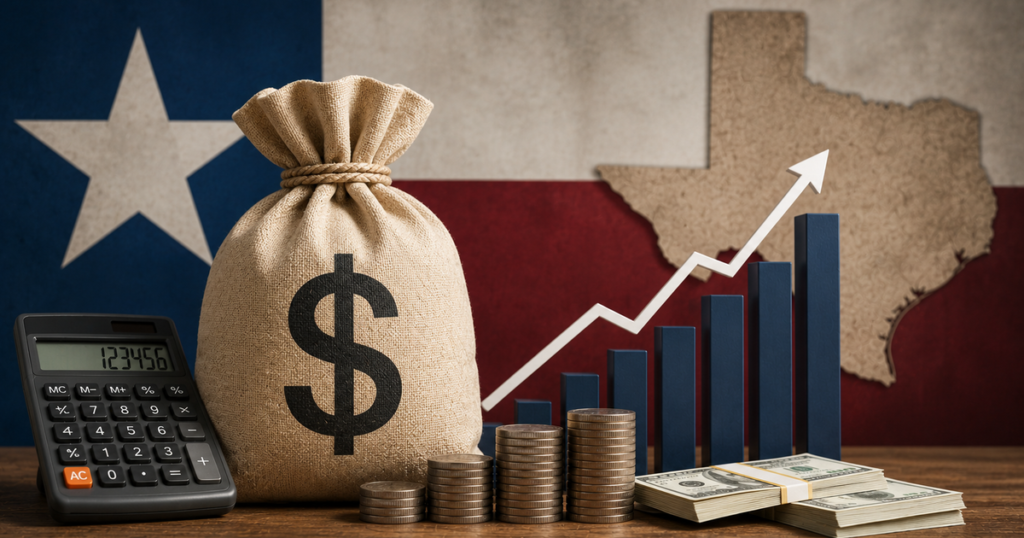 Texas raises $4.62bn in August sales tax, up 7.1% year on year