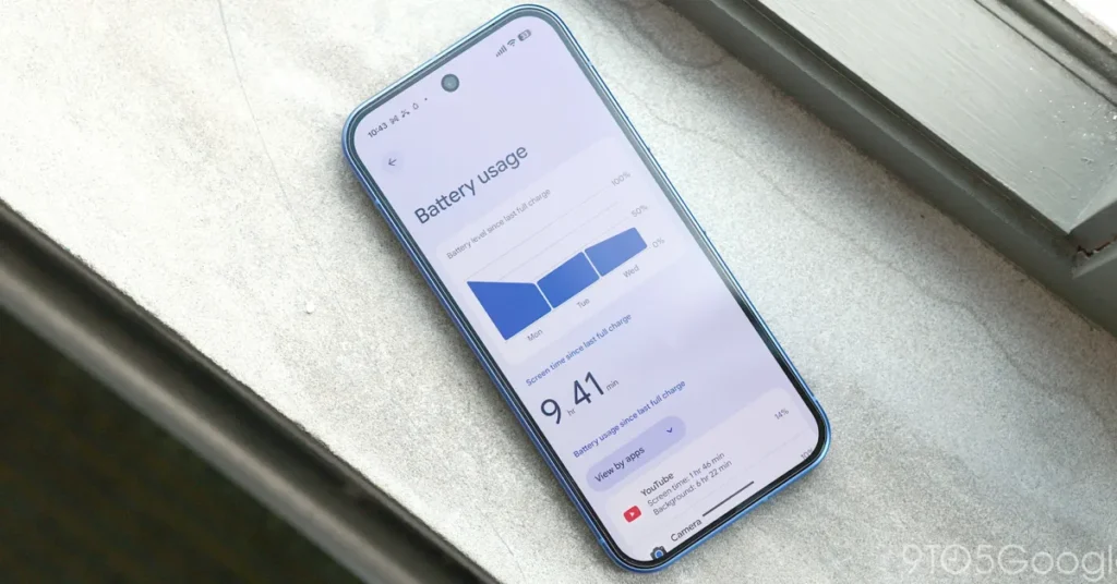Pixel 10 and later gain new battery usage summaries