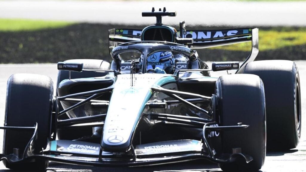 Russell responds strongly in Italian Grand Prix practice