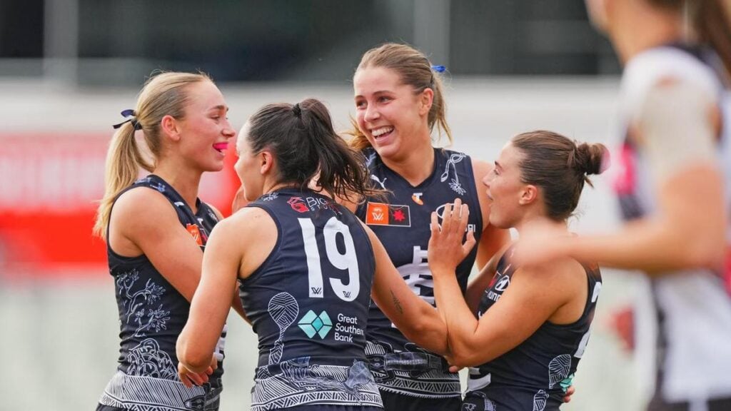 Crows spoil Hawks’ AFLW return in bruising start
