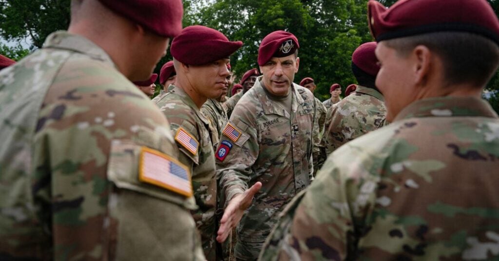 The push to protect General Donahue from Hegseth’s purge