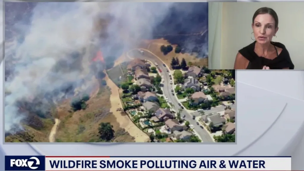 Wildfires Pollute Air and Water