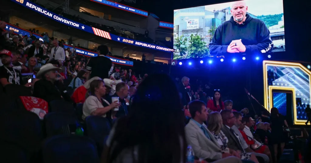 Fetterman vows steel cooperation with Trump in surprise RNC video