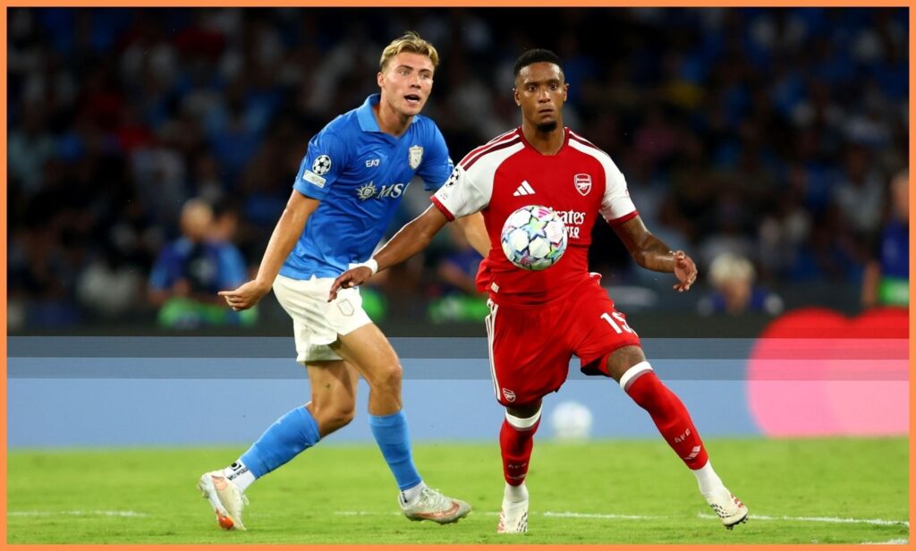 Arsenal star impresses against Napoli: 106 passes, 98% accuracy