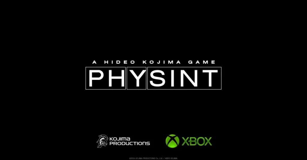 Xbox takes over Kojima’s Physint after PlayStation drops it