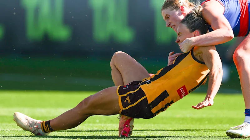 Hawks star suffers serious knee injury as AFLW round five unfolds