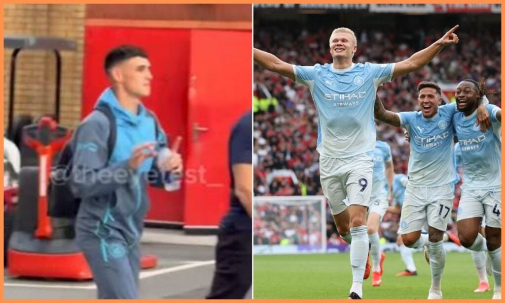 Video: Foden winds up United fans with gesture after derby win