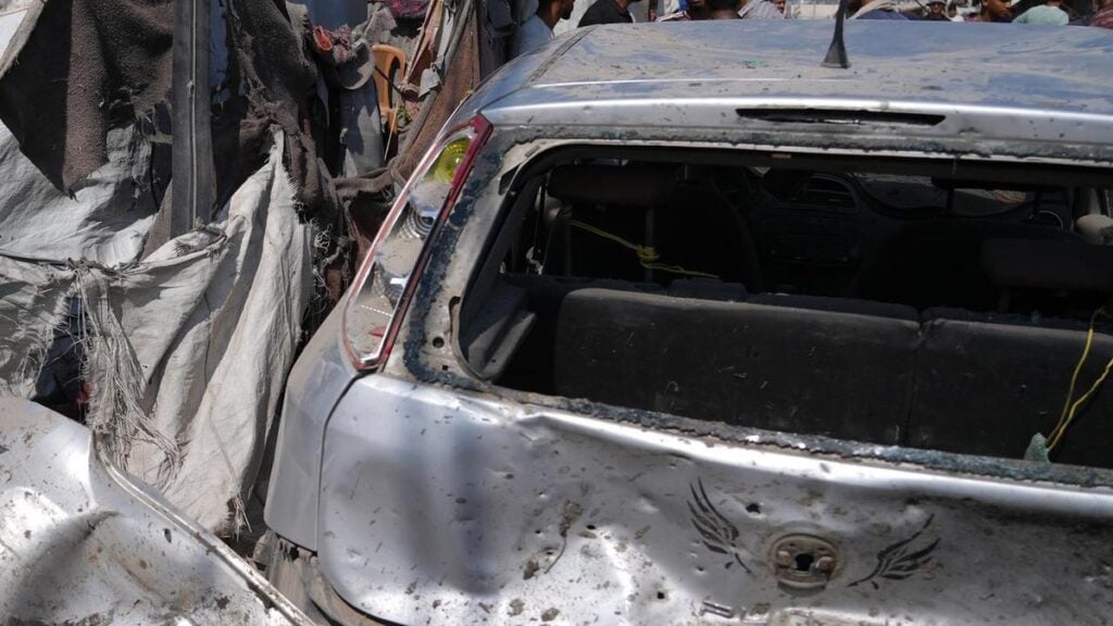 Two Hamas operatives targeted by Israel in Gaza City