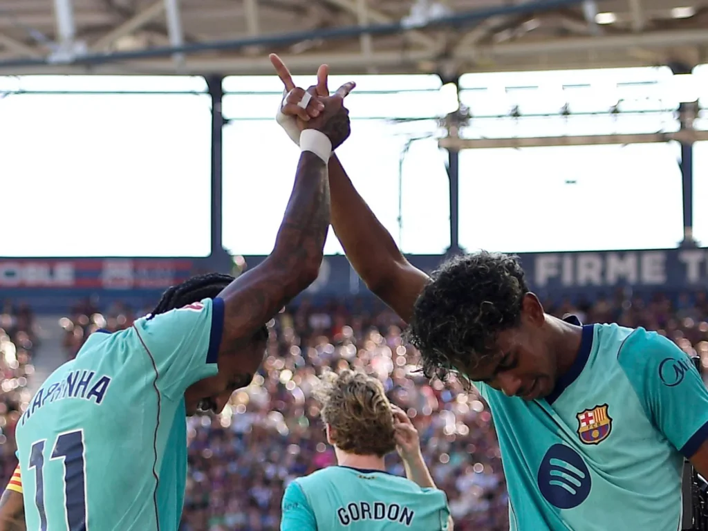 Yamal double keeps Barcelona perfect after Levante victory