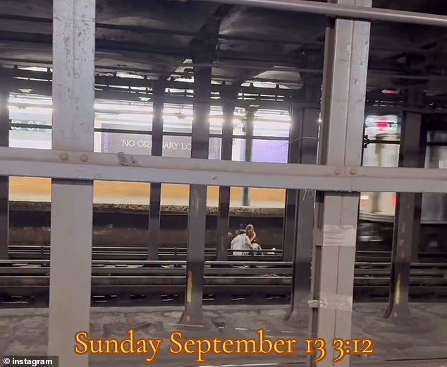 Man and woman killed by train after sitting on subway tracks, video shows