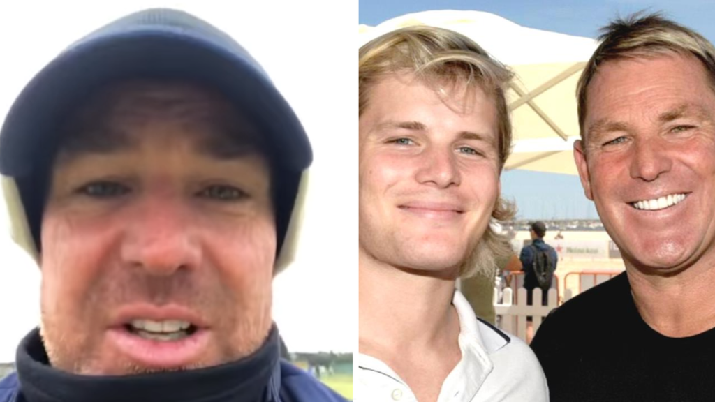 Jackson Warne shares personal video from dad on Shane’s birthday
