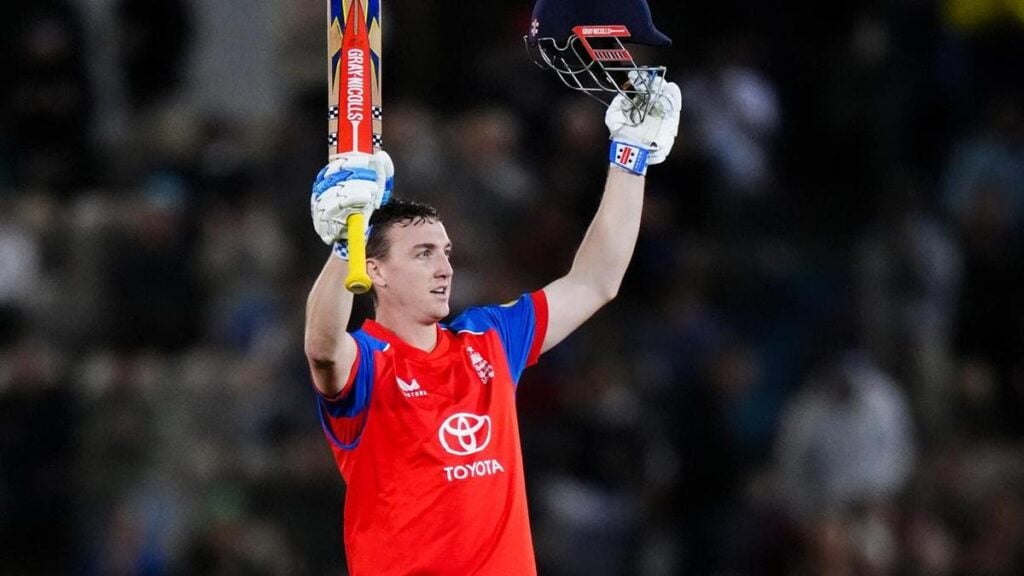 Harry Brook drives England’s dominant batting against Sri Lanka