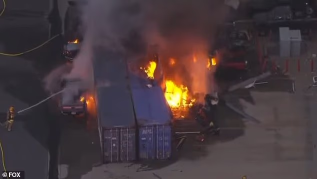 Three killed as news helicopter crashes near LA bus wreck