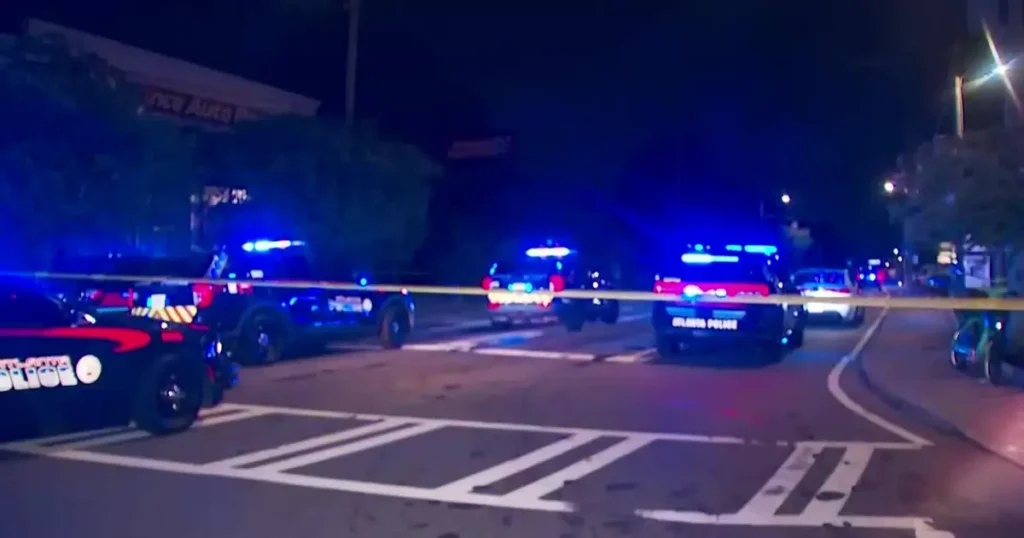 Two hurt, one critically, outside north-west Atlanta restaurant