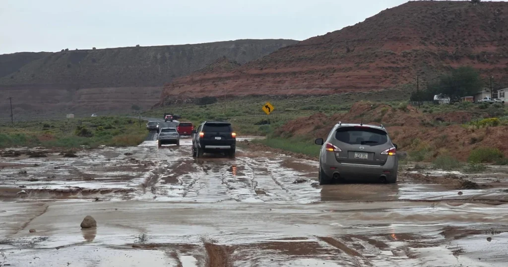 Two adults and child found dead after Navajo Nation floods