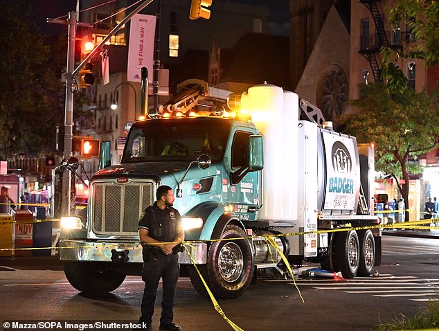 Teen girl dies after lorry hits bike in NYC nightlife district