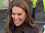 Kate impresses Bute locals with tractor grace and icy swim joke