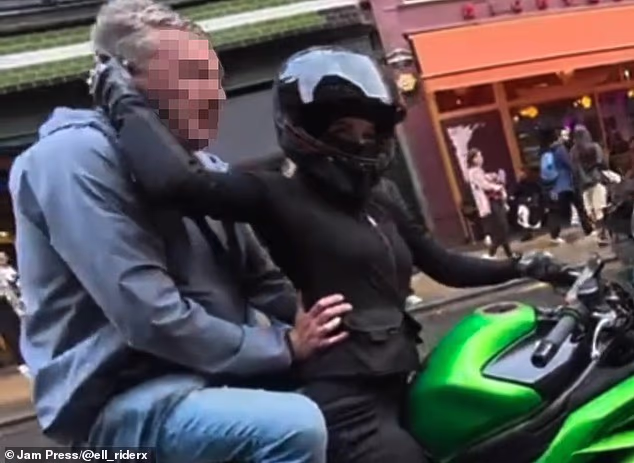 Older man jumps on primary school worker’s bike and grabs hips