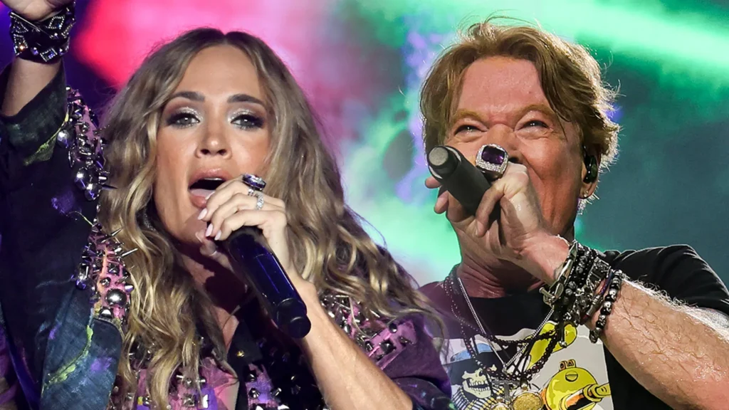 Carrie Underwood joins Guns N’ Roses for Sweet Child O’ Mine