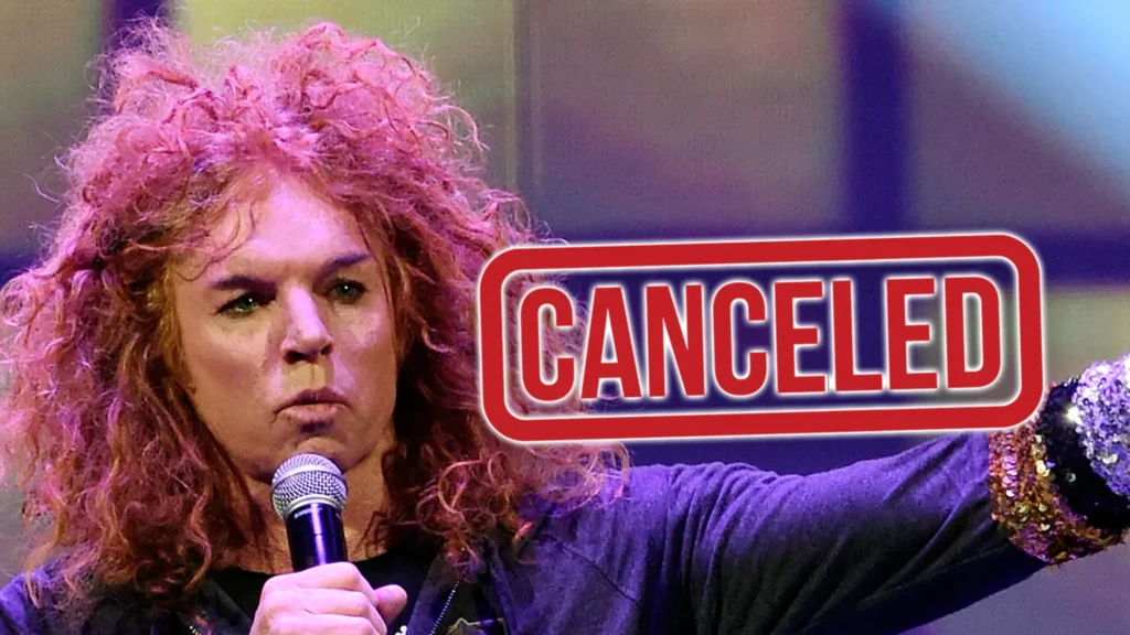 Carrot Top hospitalised as Monday show is called off