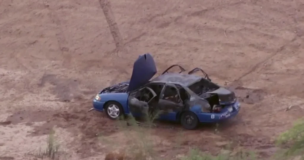 Body discovered in fire-damaged car on Gilbert dirt lot