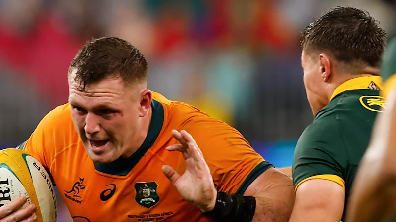 Angus Bell’s route from cricket scholarship to Wallabies prop