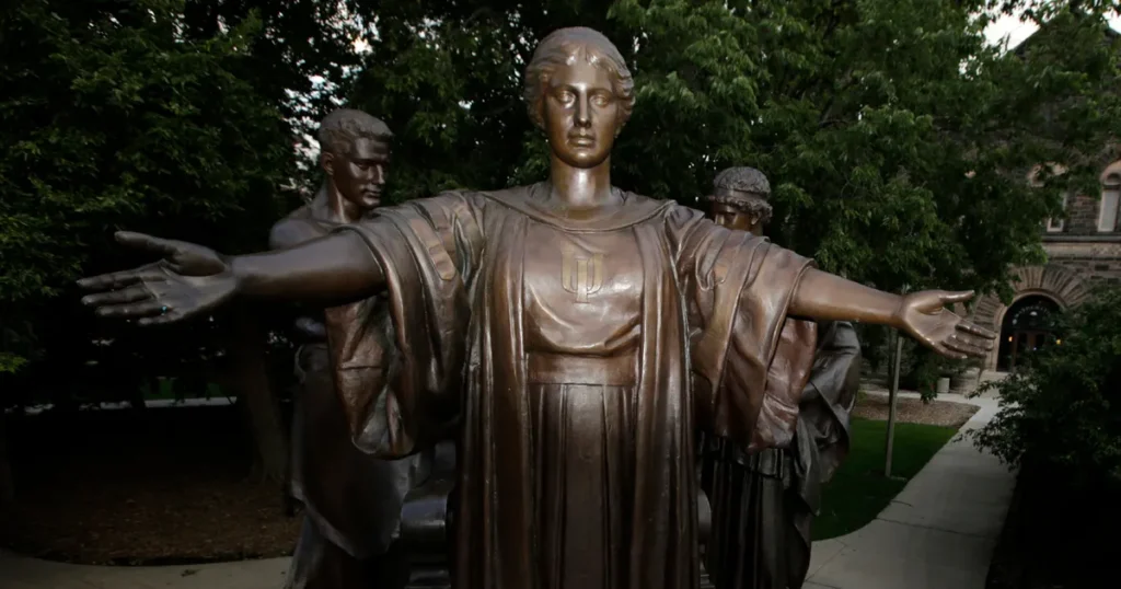 Person found dead beside Alma Mater statue at Illinois campus
