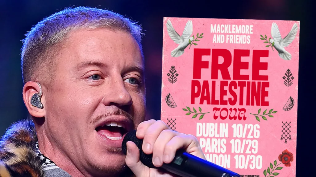 Macklemore says his pro-Palestine concerts have sold out
