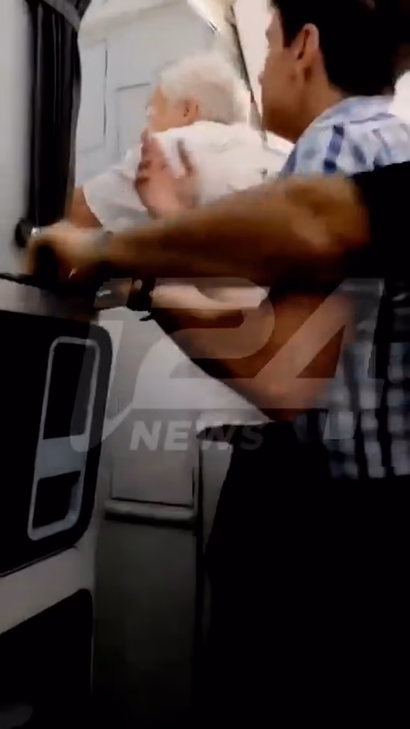 Passengers discover no one is flying hijacked plane in new footage