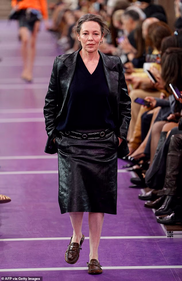 Olivia Colman’s grey-haired look joins Gigi Hadid at Miu Miu