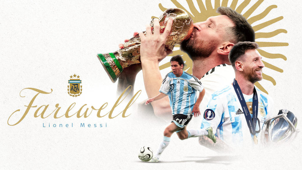 Messi signs off Argentina career with goal in emotional farewell
