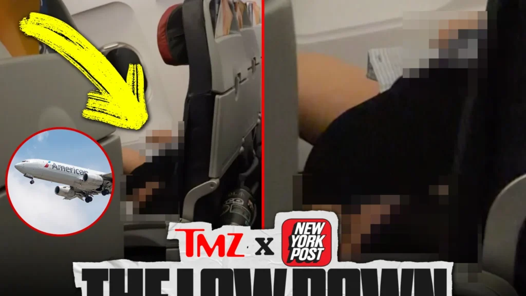Passenger allegedly masturbating on plane caught on video