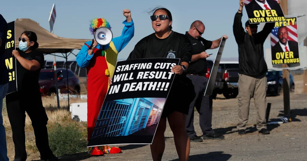 Union claims US prison agency in contempt over labour pact