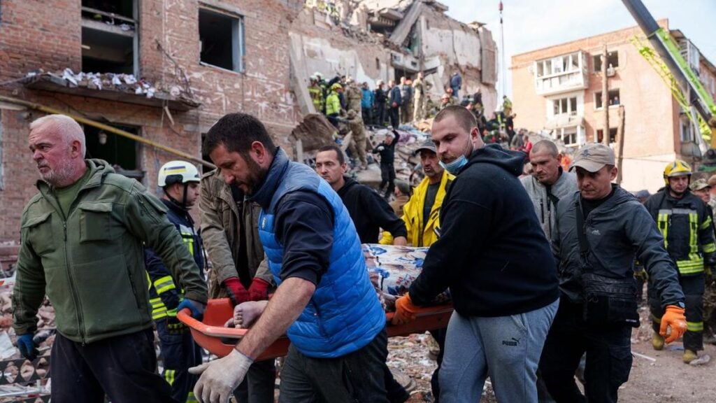 Death toll from Russian missile strike in Ukraine reaches 22