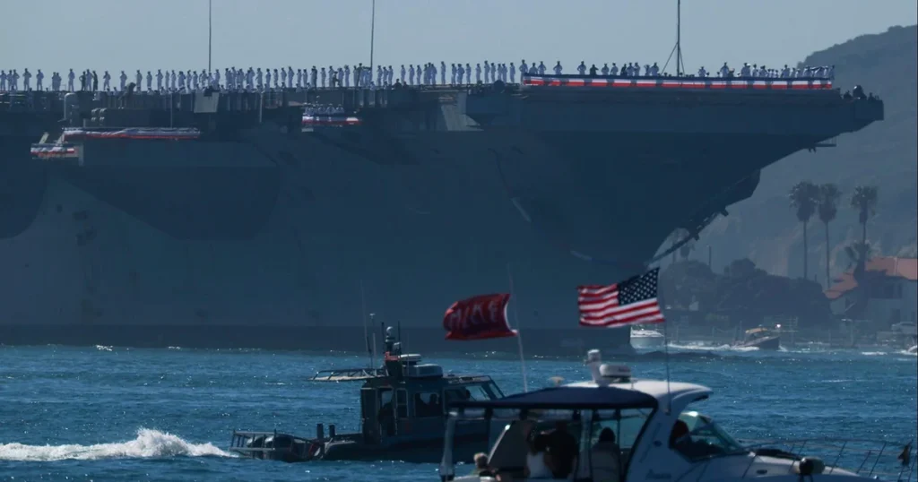 USS Abraham Lincoln back in San Diego after historic 10-month deployment